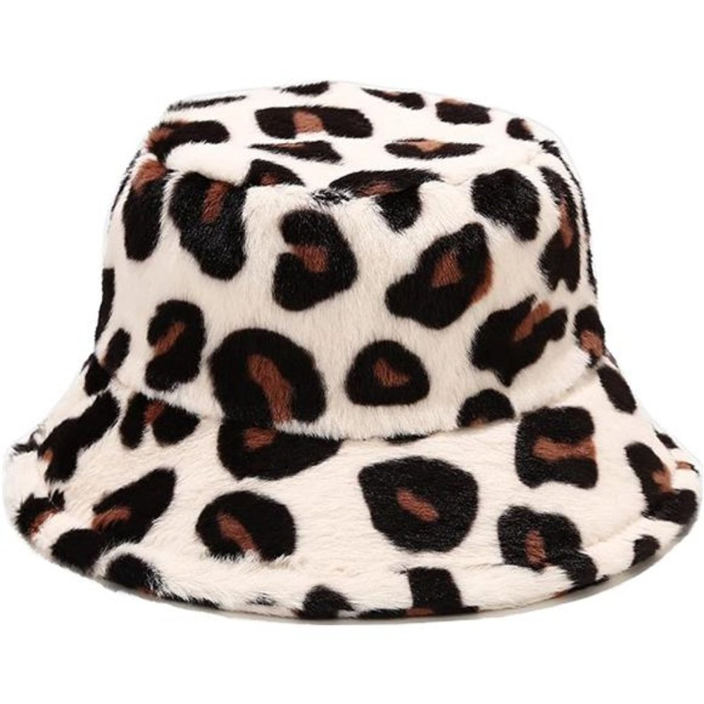 Women's Winter Faux Fur Fuzzy Warm Bucket Hat